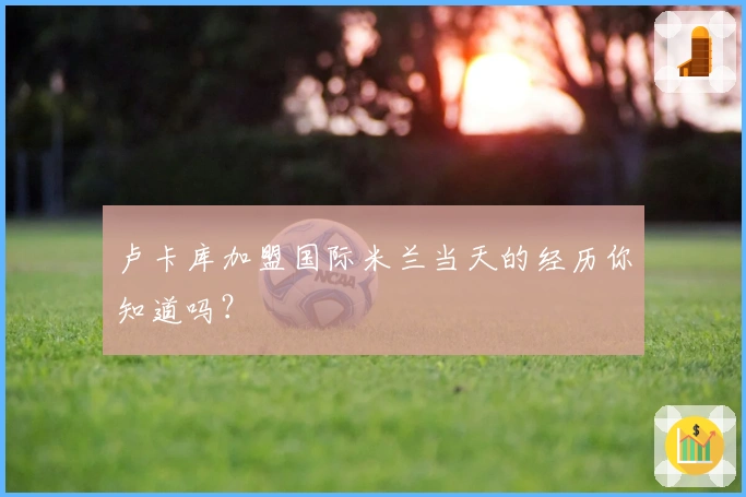 卢卡库加盟国际米兰当天的经历你知道吗？